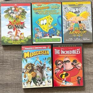 Bundle of 5 dvd movies